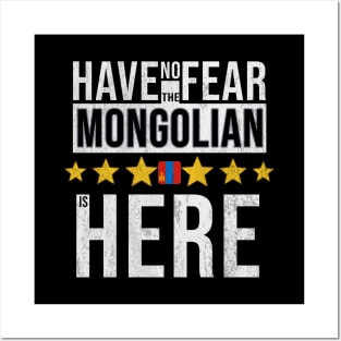 Have No Fear The Mongolian Is Here - Gift for Mongolian From Mongolia Posters and Art